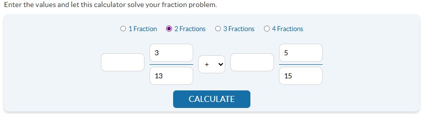 Fraction Calculator का Use कैसे करें?