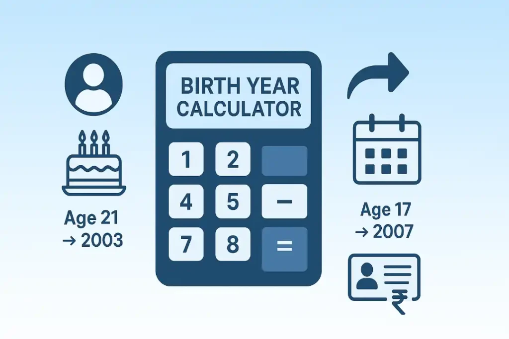Birth Year Calculator Dekho