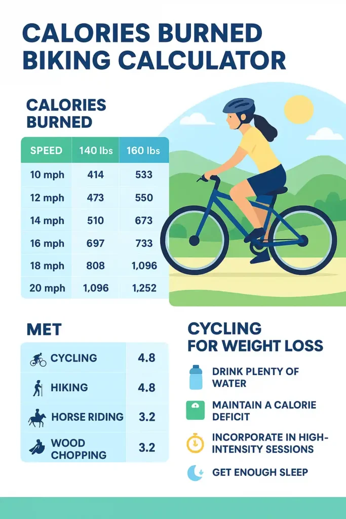 Calories Burned Biking Calculator